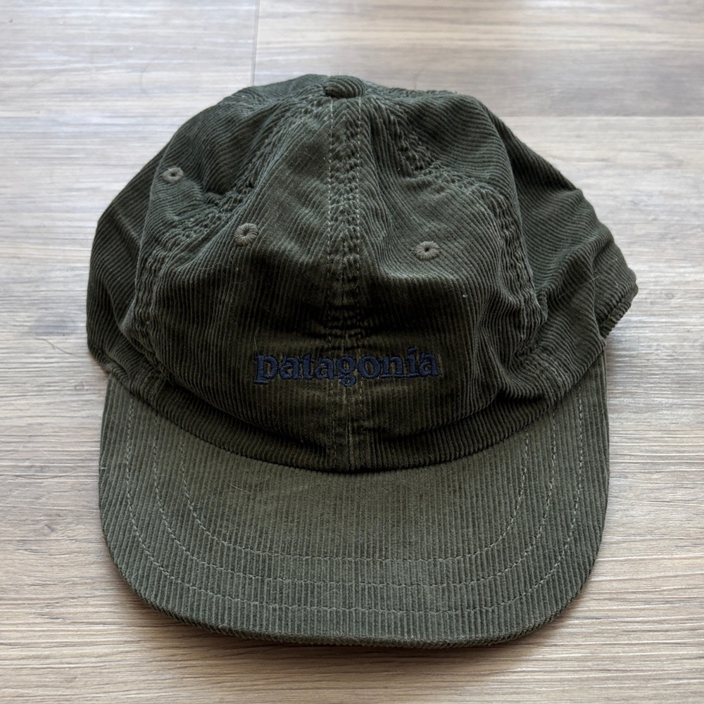 Patagonia Dark Green Corduroy Hat